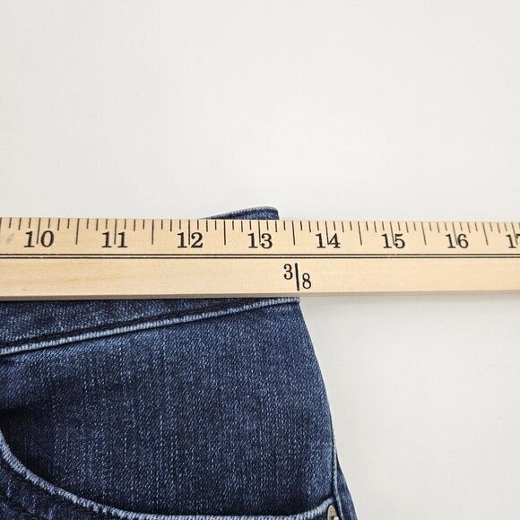 Acne Studios Needle Relax Skinny Jeans Dark Wash Women's 27 High Waisted Stretch - Picture 6 of 8